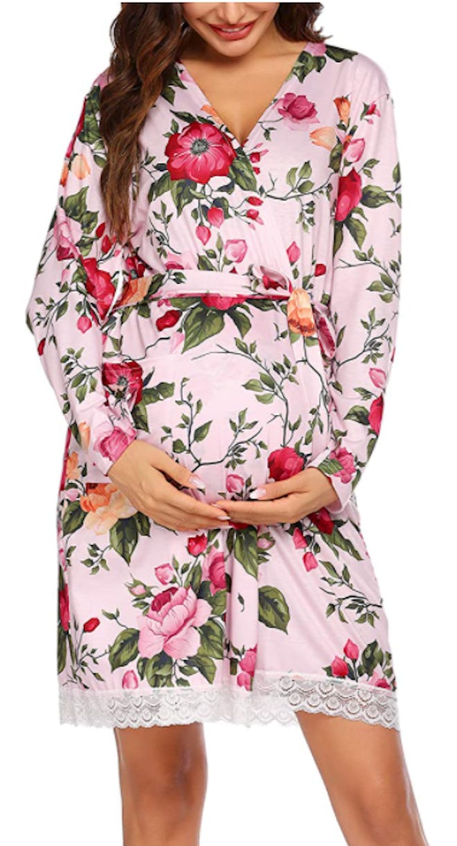 Ekouaer Maternity Robe