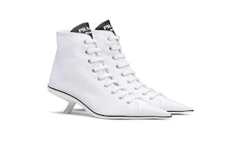 Slapen ethiek tevredenheid Prada's Converse Chuck Taylor lookalike sneaker could poke your eyes out
