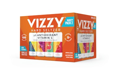 Vizzy's new Hard Seltzer for 2021 includes unique fruity combos.