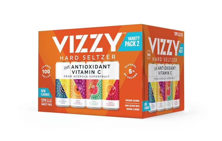 Vizzy's new Hard Seltzer for 2021 includes unique fruity combos.