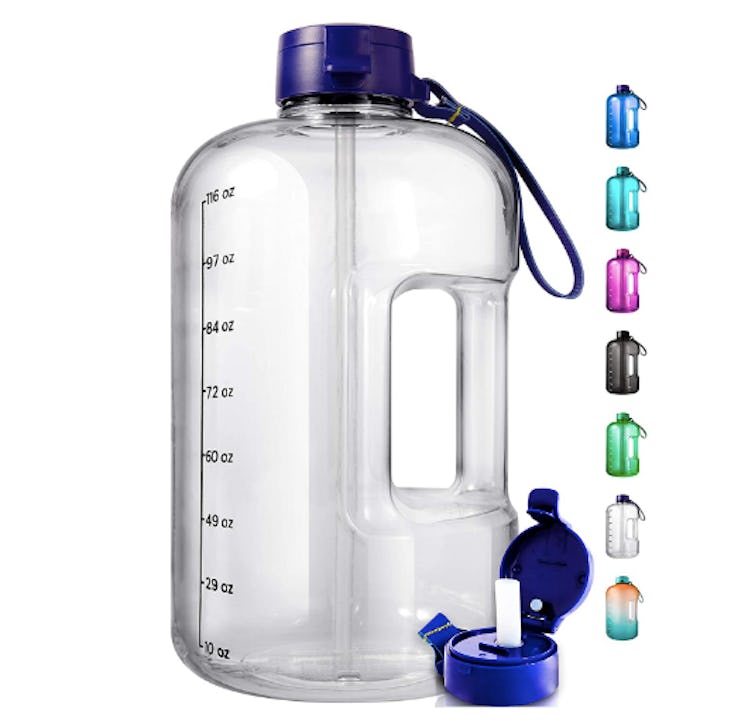 AQUAFIT One Gallon Water Bottle with Time Marker
