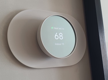 Nest Thermostat in white
