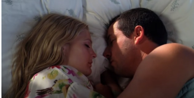 Drew Barrymore and Adam Sandler in '50 First Dates' on Hulu.