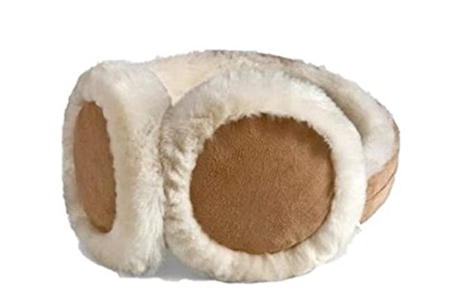 HEAD Earmuffs with Genuine Shearling Sheepskin