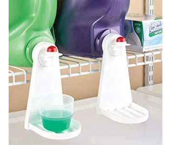 Tidy Cup Laundry Detergent and Fabric Softener Catcher (2-Pack)