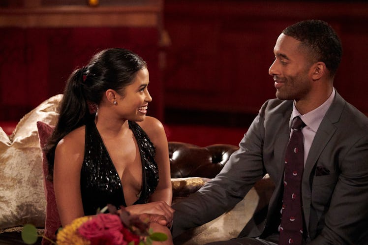 Jessenia and Matt James in The Bachelor.