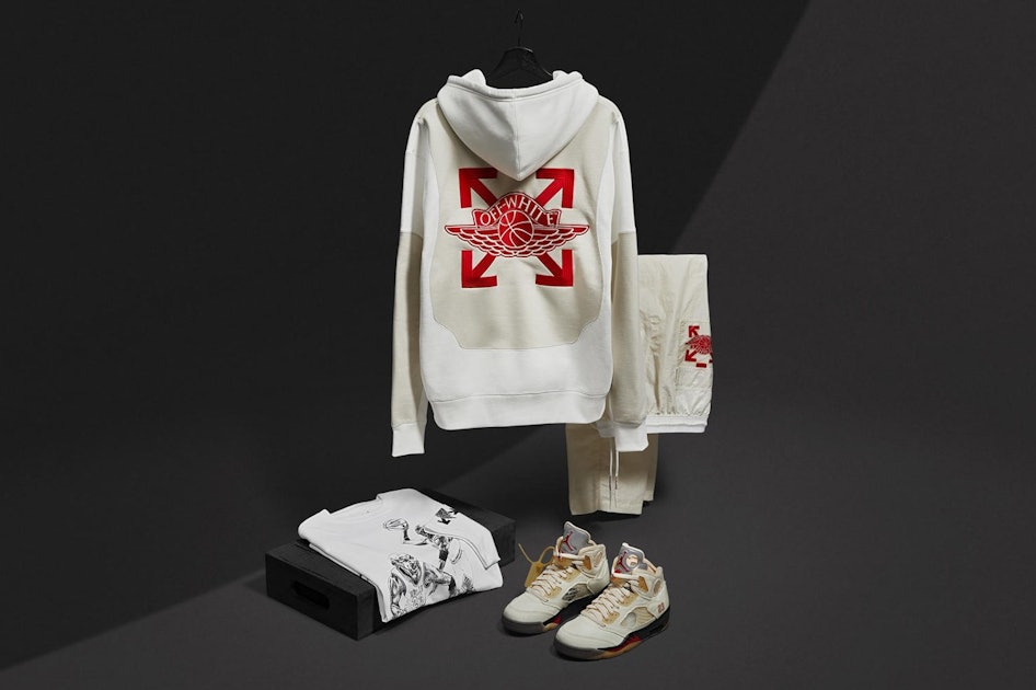 omdømme pels Tage en risiko Nike's Jordan x Off-White 'Sail' apparel collection drops this month