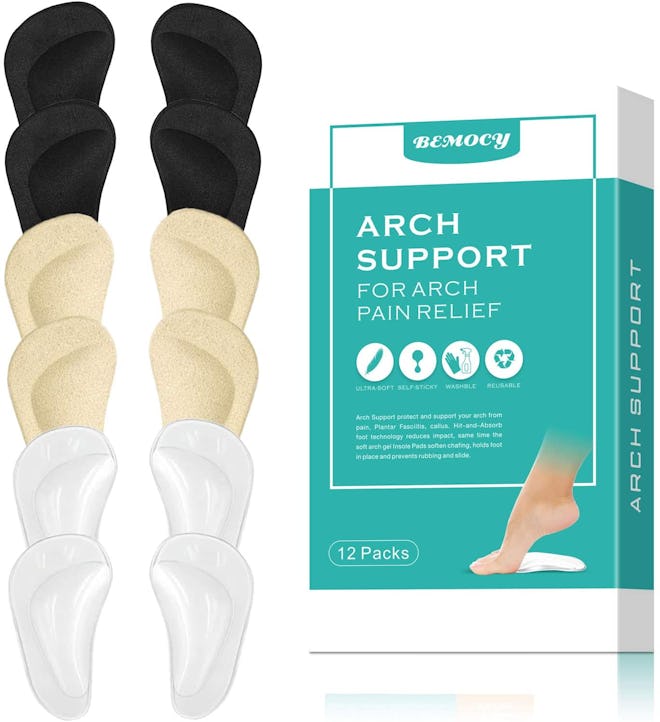 Feeke Arch Support High Heel Gel Insole Pads (6 Pairs)