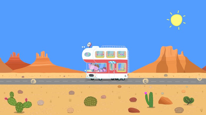 'Peppa Pig' is traveling across America in a motorhome in new special.