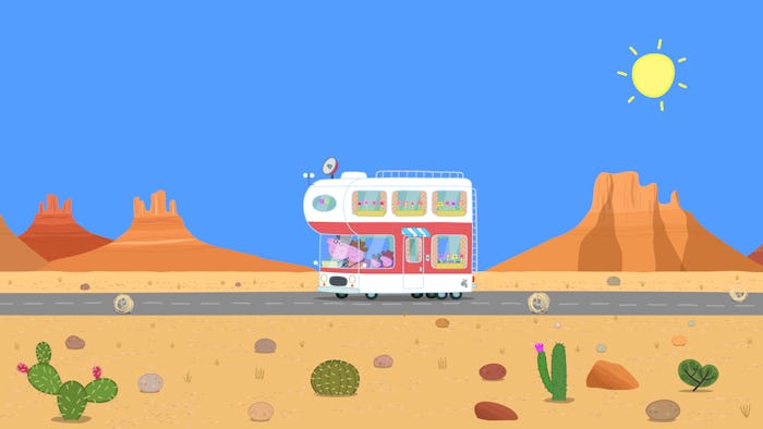 'Peppa Pig' is traveling across America in a motorhome in new special.