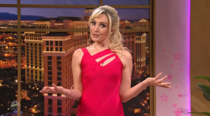 Chloe Fineman portrays Britney Spears on 'SNL.' Photo via NBC screenshot