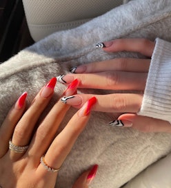 '90s nail art ideas from celebrities.