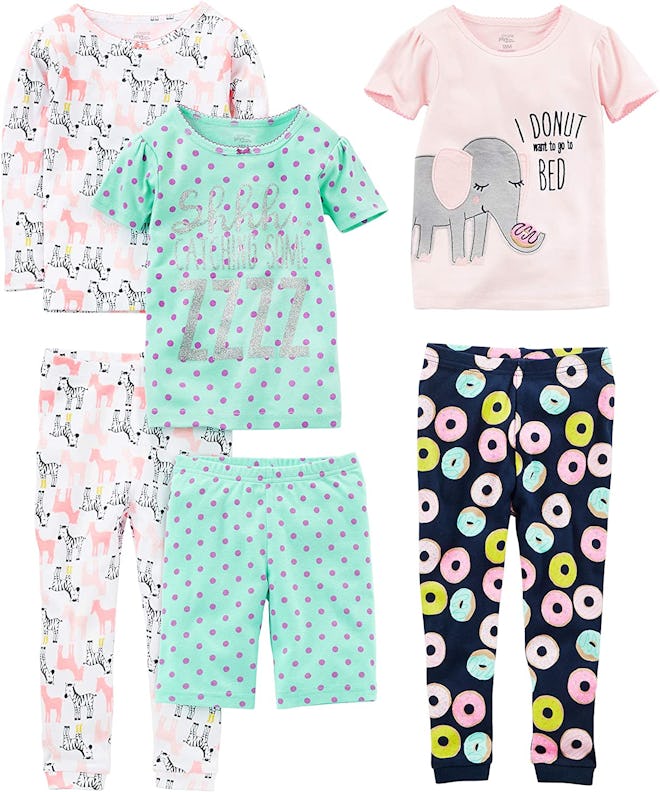 Simple Joys by Carter's Snug Fit Cotton Pajama Set (6 Pieces)