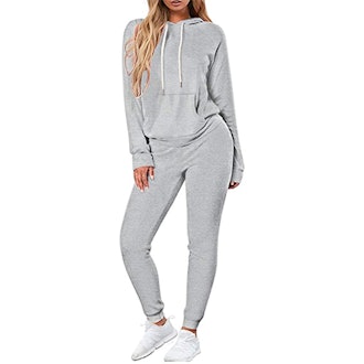 Selowin Pullover Hoodie And Jogger Set