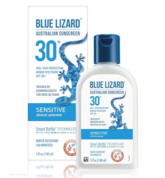 This Blue Lizard formula is the overall best sunscreen that doesn't stain clothes.