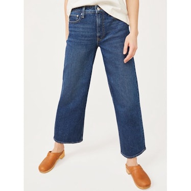 Cropped Wide Straight Jean