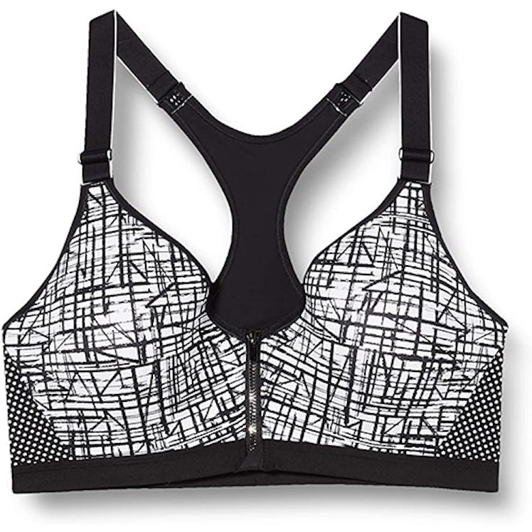 Maidenform Sport Secure Zip Front Underwire Sports Bra