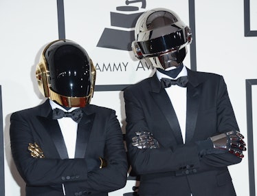Daft Punk on the red carpet.