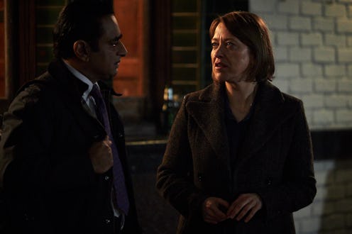 Nicola Walker as DC I Cassie Stuart and Sanjeev Bhaskar as DI Sunny Khan in Unforgotten Season 4
