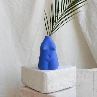The Woman Vase Matisse Blue