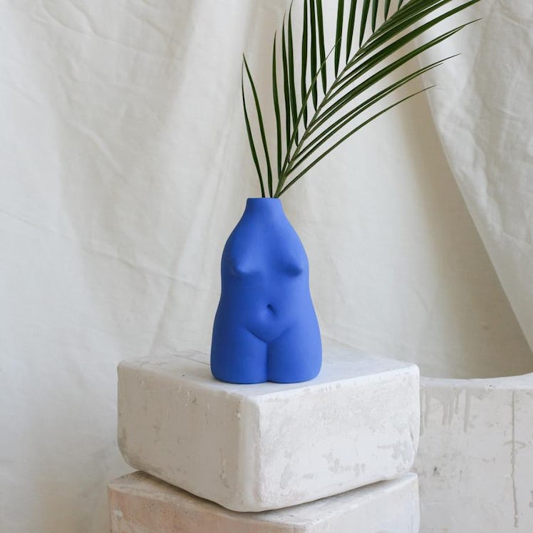 The Woman Vase Matisse Blue