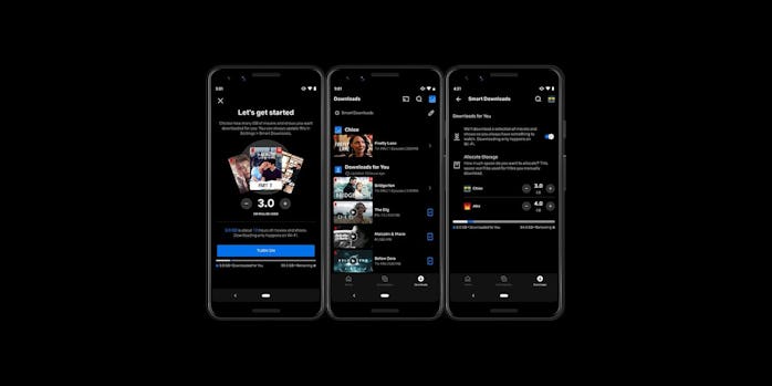 Netflix's new "Downloads for You" feature automatically downloads shows and movies based on a user's...