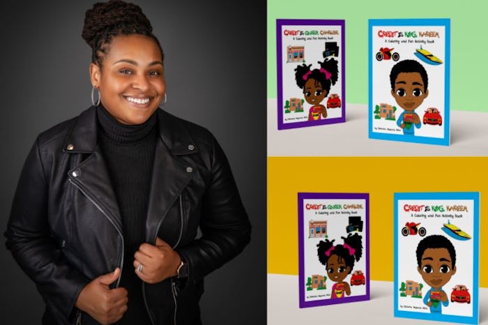 North Carolina mom, Kishanna Heyward, helps kids understand credit through her coloring books. 