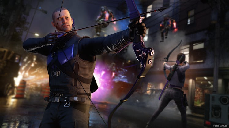 Clint Barton in the second 'Marvel's Avengers' DLC