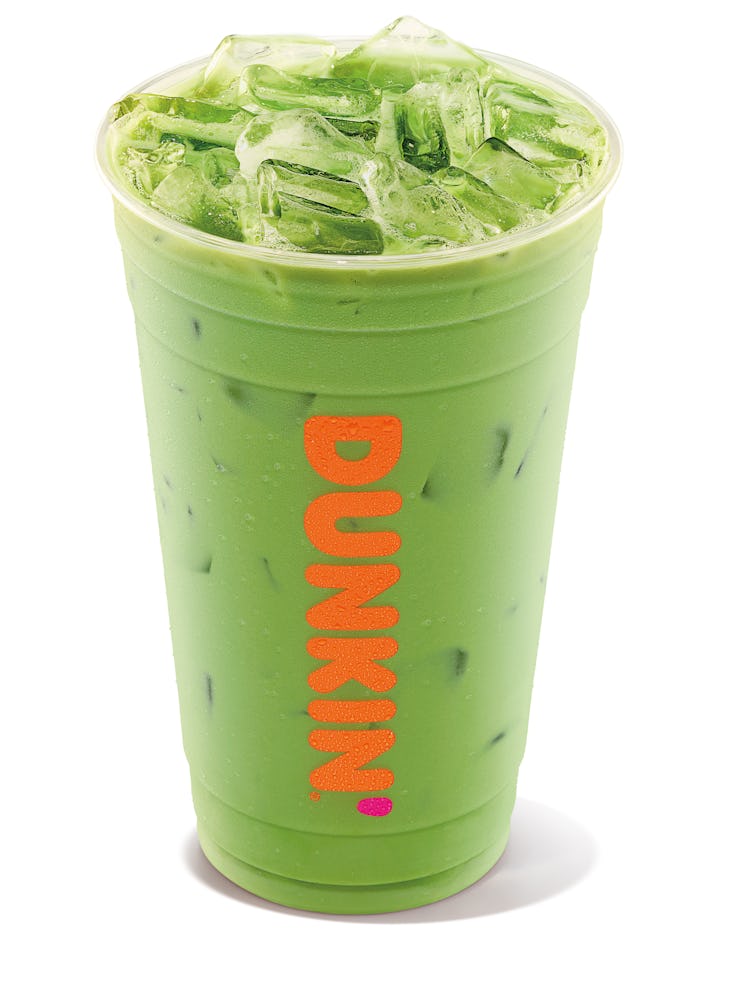 How much caffeine is in Dunkin's Blueberry Matcha Latte? It's more than you think.