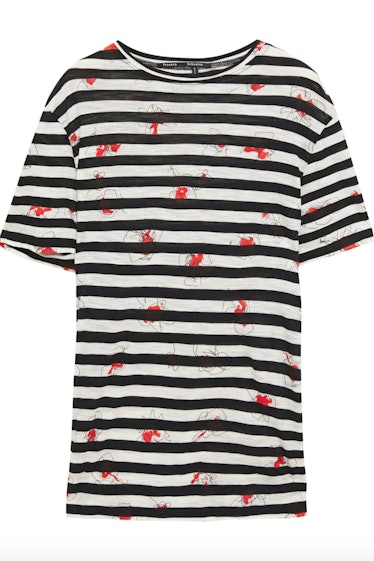 Printed Slub Cotton-Jersey T-shirt