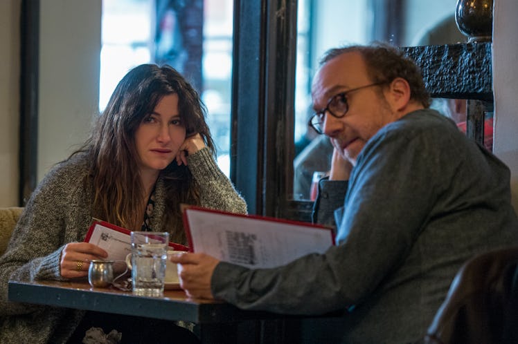 An insert from 'Private life' with Kathryn Hahn and Paul Giamatti.