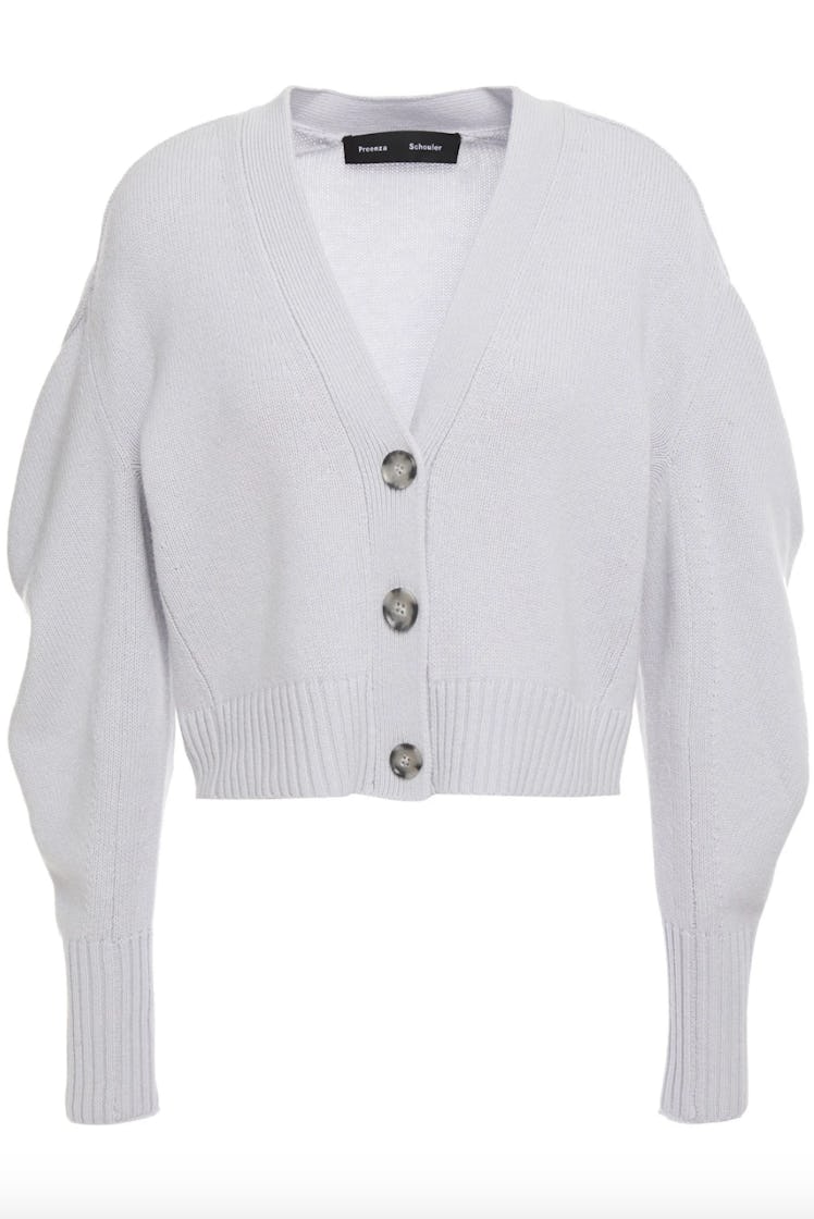 Cropped Cashmere Cardigan
