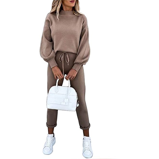 Fixmatti Lantern Sleeve Sweatsuit