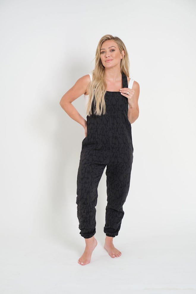 S+T x Hilary Duff - The S+T Hilary Romperall in Midnight Black