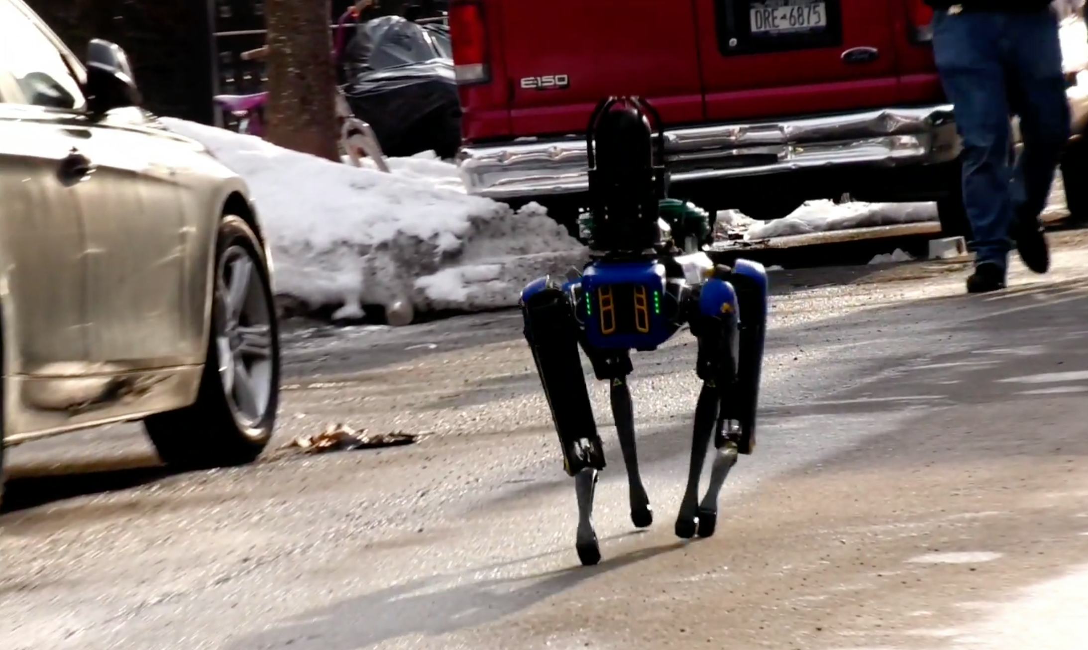 Great. NYPD's Robot Dog Is Now Trotting Around In The Bronx.