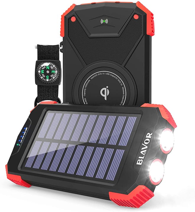 BLAVOR Solar Qi 10000mAh Power Bank