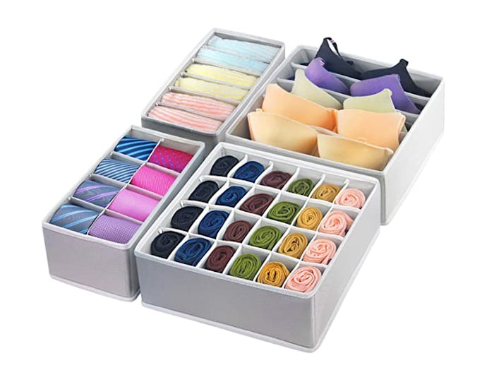 GOGOOD Foldable Drawer Organizers