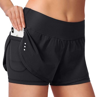 Soothfeel Running Shorts with Phone Pocket