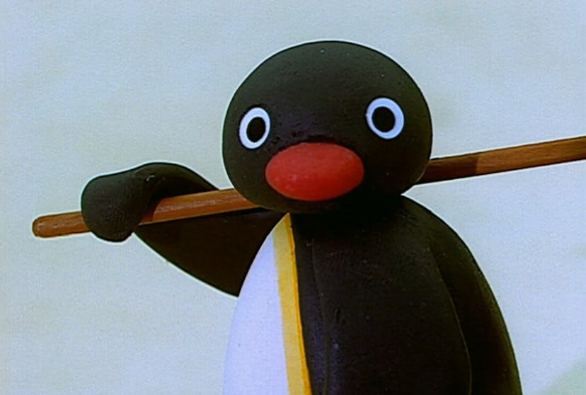 'Pingu' is a Swiss stop-motion animation show from the 1980s.