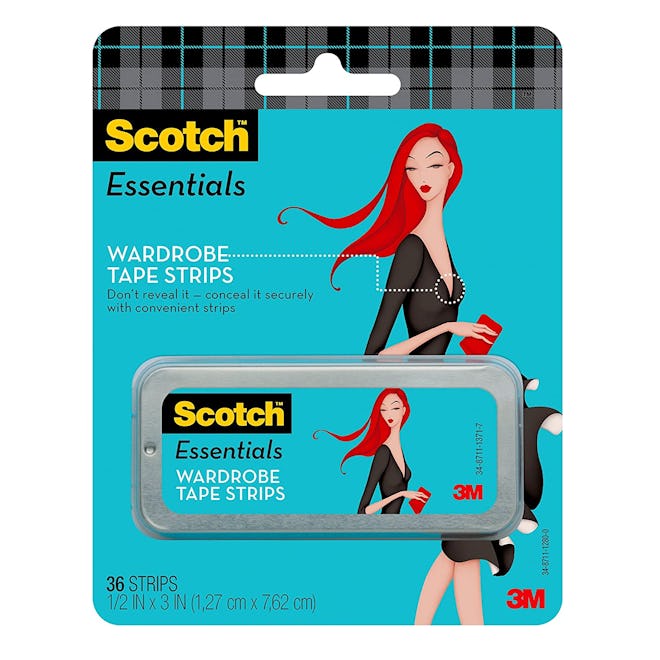 Scotch Essentials Wardrobe Tape Strips (36-Pieces)