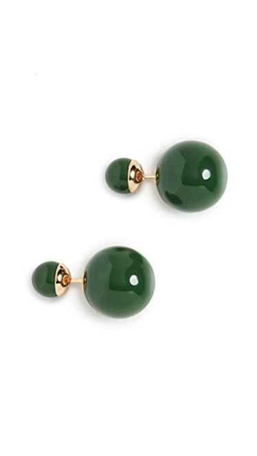 Verde Double Ball Earrings