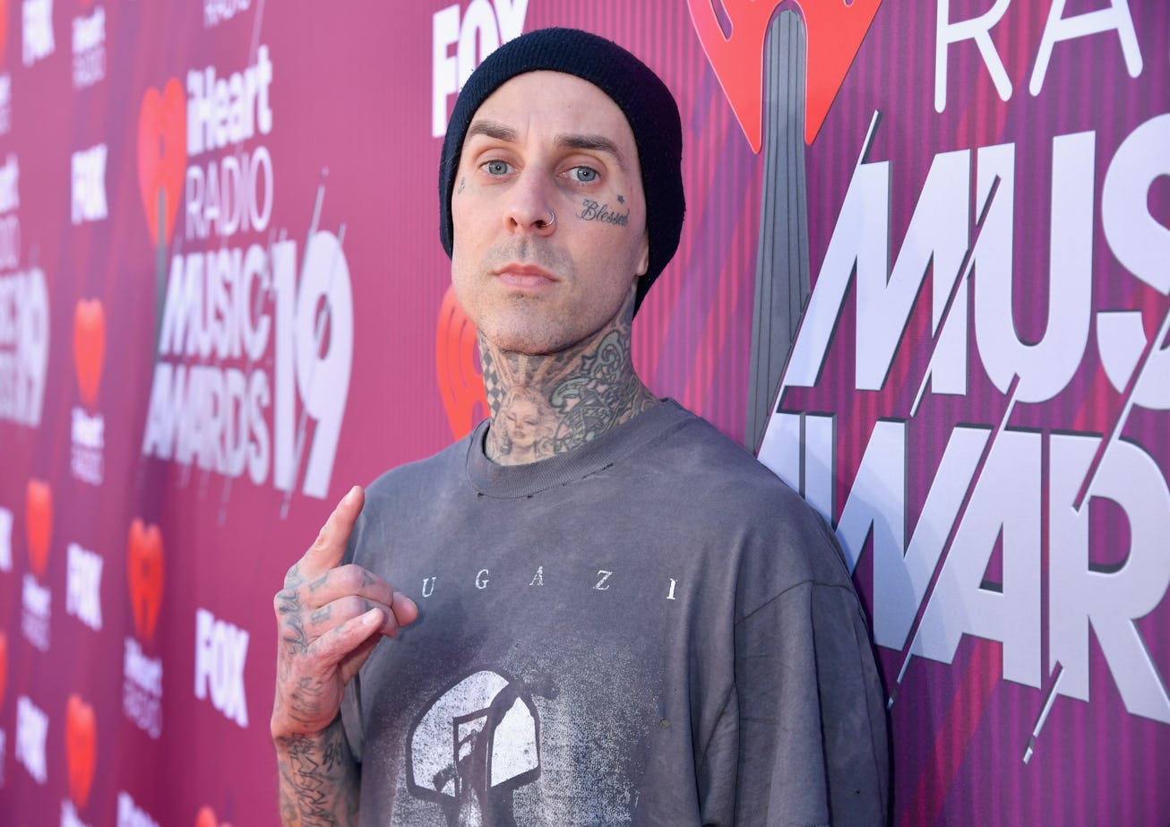 Travis Barker owner of Barker Wellness, a vegan CBD line