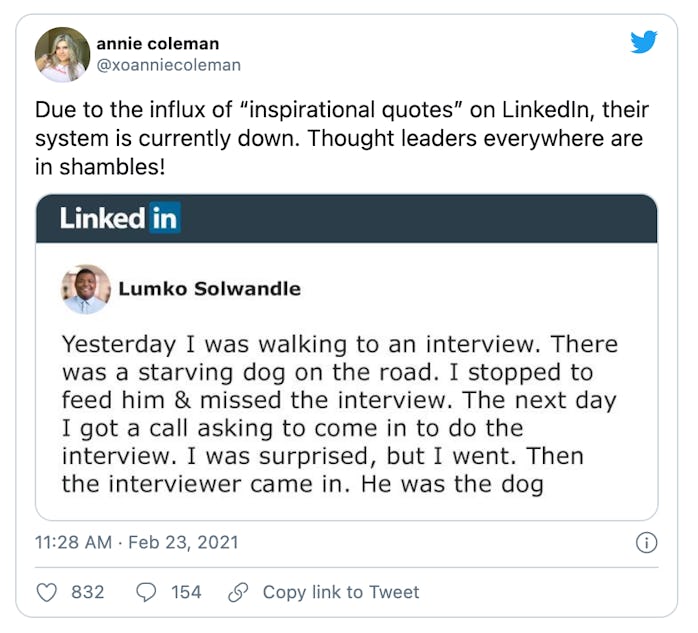 LinkedIn has become synonymous with posts about motivational stories that are hard to believe.