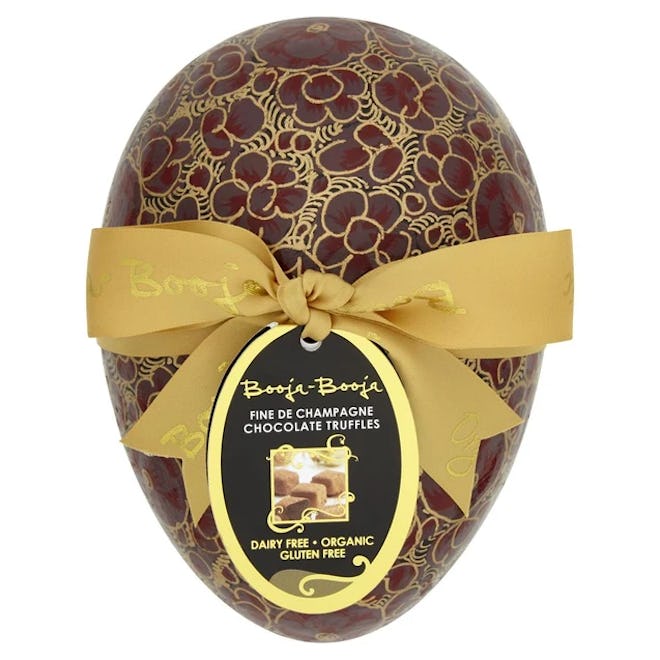 Large Organic Champagne Chocolate Truffles Easter Egg 