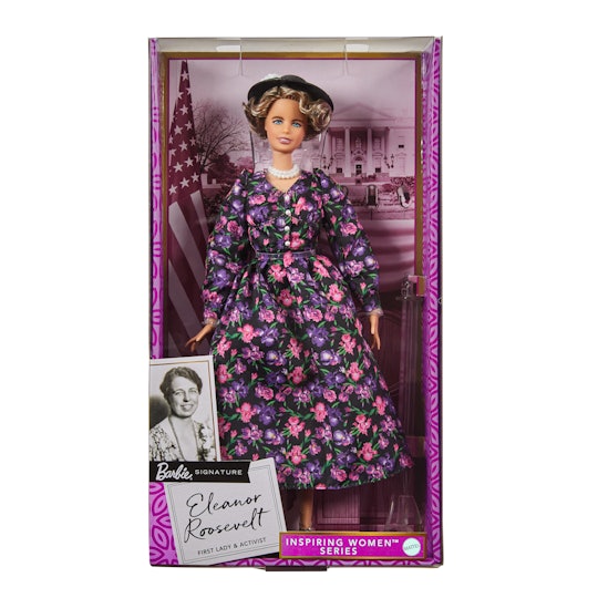 The latest addition to the Barbie Inspiring Women Series is former first lady Eleanor Roosevelt.