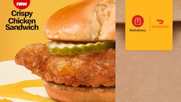 You can get a free McDonald's Crispy Chicken Sandwich on DoorDash starting on March 1. 