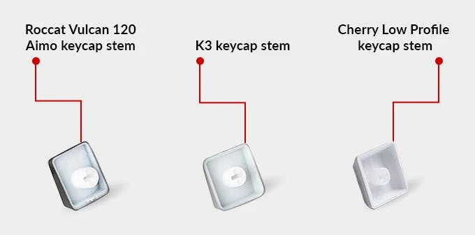 keychron k3 alternative keycaps