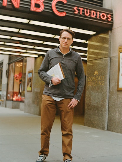 Steve Kornacki was photographed in  New York City in January 2021.