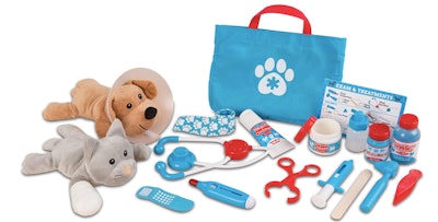 Melissa & Doug Pet Vet Play Set is a great gift for 2-year-olds