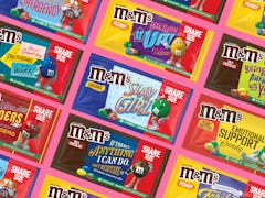 Here's where to buy M&M Message packs for 2021 that feature Spotify playlists and sayings.